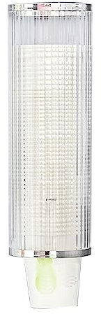 Dispenser per Bicchieri di Carta Usa e Getta in Plastica, Dispenser per Bicchieri di Carta per Refrigeratore D'acqua a Strappo con Montaggio a Parete, Portabicchieri con
