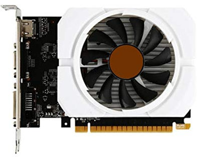 Taygate Carte Graphique de Jeu Graphics Card Desktop PC Fit for MSI Gaming Geforce GT 710 2G DDR3 64-bit PCI Express 2.0 Support DirectX 12, Carte Graphique à Ventilateur