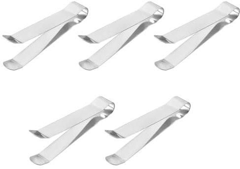 Kichvoe Metall-Kerzenclip-Flamme 5 Stück Edelstahl-Kerzenlöscher Dochtlöscher Kerzenlösch-Clip-Klemme Für Sicheren Kerzen-Dochtschneider