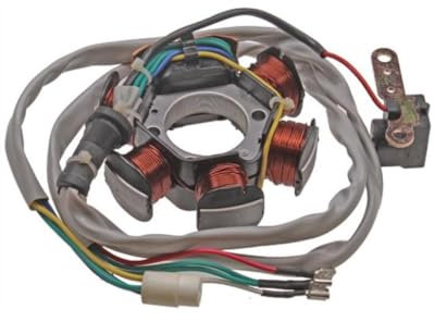 Lichtmaschine – passend für Piaggio Free, NRG, Sfera, TPH, Zip 50, Gilera Runner, Vespa ET2 50 2T – inkl. Stator, Kabelsatz & Pick-up