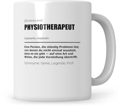 Sweetify Tasse Physiotherapeut, Physiotherapie, Physiotherapeut Geschenk, Geschenkidee lustiges Physio Geschenk