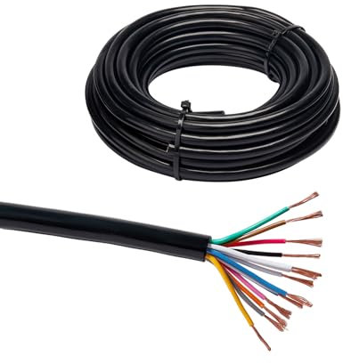 BEIJISTAR 2M Cavo Veicolo 13x0.5mm² Cavo Rotondo, 12V 24V Cavo Rimorchio 13 Conduttori, Auto FLRYY del Cavo Elettrico 13 Conduttori per Rimorchio RV Camion Caravan
