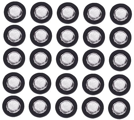 PLAFOPE 40 Pièces Rondelle De Filtre Pouce Joint De Filtre Pour Pommeau De Douche Compatible Avec Divers Accessoires De Douche