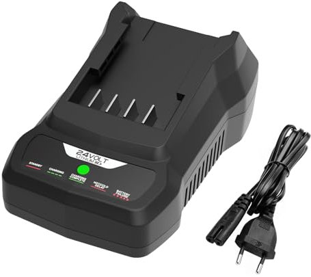 Energup G24C Replacement Charger for Greenworks Charger 24V G24X2UC2 Compatible with Greenworks 24V Battery and Charger G24B2 G24B4