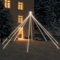 Festnight Led Weihnachtsbaum Aussen Beleuchtet 500x160 cm 800 LEDs Tannenbaum Outdoor Lichterbaum Kegelform Draußen Groß XXL Weihnachtsdeko Außen Metall Lichterpyramide Weihnachtsbeleuchtung