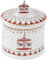 MamboCat Boîte à biscuits ronde avec carrousel - Dimensions (l x h) : 14 x 16,5 cm - Boîte à biscuits ronde avec carrousel - Boîte de rangement - Noël