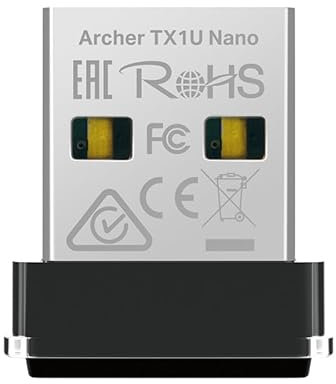 TP-Link Archer TX1U Nano; AX300 Mbps, Nano Design, Plug & Play, unterstützt Linux und Windows(11/10/7), Wi-Fi 6 USB Adapter