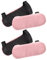 PATIKIL Office Chair Arm Pads, 4 Pcs Office Chair Arm Cover Soft Office Chair Armrest Pads Memory Foam Cotton Removable Washable for Desk Computer Gaming, Pink