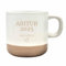 Steingut-Tasse 'ABI-ABSCHLUSS' Keramik Kaffeetasse Teetasse I Spülmaschinenfest I Mikrowellenfest I 360 ml I Rustikales Design I Geschenk I Abitur I Schulabschluss