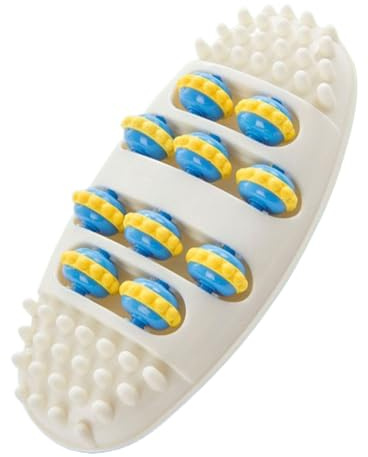 Fußmassagerolle Stressabbau Tiefengewebsmassage Muskelentspannung | Manueller Fersenmassager Rollendes Reflexologie-Tool Mama Papa Männer Zuhause Büro Drinnen