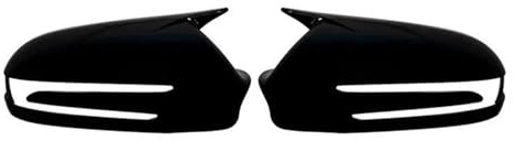 Rückspiegelgehäuse Für Mercedes Für Benz CLS C219 W219 CLS280 300 320 350 (2009–2011) Abdeckkappe Für Linke Und Rechte Spiegel Außen Spiegel Gehäuse(Schwarz glänzend)