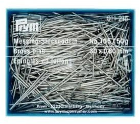 Prym 011215 Stecknadeln, 0,80 x 30mm, Goldfarbig, 50g