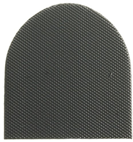 eCobbler Ladies Rubber Heels for DIY Shoe Repairs in Most Sizes - 2 Inch Wide Black