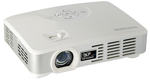 Telefunken dlp400 – Mini videoproiettore LED DLP (1280 x 800 pixel, contrasto: 1000: 1, HDMI, VGA, USB 2.0)