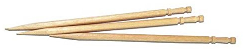 García de Pou 122.73 Palillos Torneados 1 Punta, 6.5 cm, Natural, 100000 Unidades