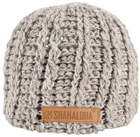 Shakaloha Birk Beanie Grey - Wintermütze/Strickmütze - Weich & Atmungsaktiv - OneSize - Unisex - für Herren & Damen for Men & Women - OneSize