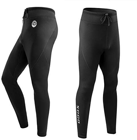 ZCCO Herren-Neoprenanzug, 1,5 mm lang, Neopren, zum Surfen, Kajakfahren, Schwimmen, Tauchen, Kanufahren (QSK-schwarz, 4XL)