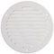 Vent Systems 150 mm / 5.90 Inch - White Metal Vent Cover - Round Soffit Air Vent Louver - Grille Cover - Built-in Insect Screen - HVAC Vents for Bathroom, Home Office, Kitchen