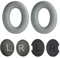 Aurivor Almohadillas de piel auténtica para auriculares Bose QuietComfort QC 35 35-ii 25 15 2, piel de cordero para auriculares QC35 QC35-ii QC25 QC15 QC2 SoundLink SoundTrue Around-Ear II AE2