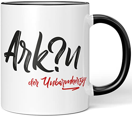 JUNIWORDS Tasse, Ark?n, der Unbarmherzige, Schwarz (5210938)