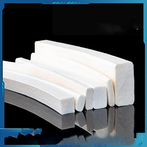 1/2/3 Meter quadratischer Silikon-Schwammstreifen Weißer Silikon-Schaumgummi Türen Fensterdichtung Zierleiste-15 x 20 mm, 2 Meter
