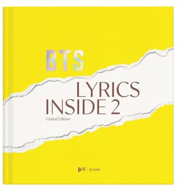 BTS LYRICS INSIDE 2 - Offizieller BTS Merchandise, 10 gelibte BTS-Songs mit Liedtext-Interpretationen (The Most Beautiful Moment in Life, Proof album), BTS Merch, Weihnachtsgeschenk, Feiertagsgeschenk