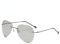 SONISA Herren-Sonnenbrille mit ultraleichten polarisierten photochromen Gläsern aus Titan, randlose Nachtsichtbrille im Luftfahrtstil, Gun grey Photochromi,h
