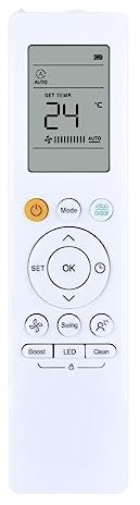 1pc RG10A(B2S) BGEF for condizionatore d'aria Midea Telecomando compatibile RG10A(F2S/H2S/G2S/K2S)/BGEFRG10A1(F2S/H2S/G2S/K2S)/BGEF ℉ / ℃