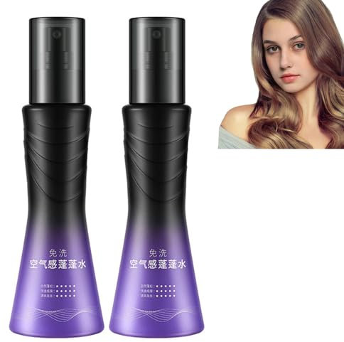 Leave-In Refreshing Voluminous Spray-Airy Pomade Spray, Erfrischendes, Voluminöses, Nicht Klebendes Spray für Die Haarpflege, Leave-in-Pflegespray Haare (2PCS)