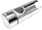 JOHO Chrome Handbrause Halterung Verstellbar Brausehalter Duschhalterung für Duschsäulen Duschstange mit einem Durchmesser von 24-25 mm