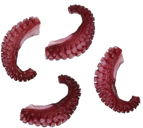 Abaodam 12stücke Kunststoffmodell Lebensnahe Octopusklauen Dekoration Für Fotografie Und Heimgestaltung Simulation Seafood Für Frische Deko Und Aquarium Imitat Meerestiere