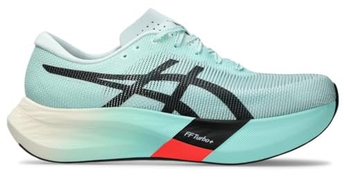 ASICS Unisex Adult METASPEED Edge Shoes, Illuminate Mint/Black, 13.5 Women/12 Men