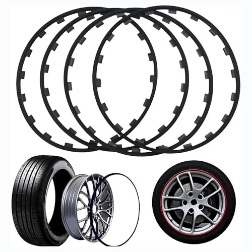 Reifenschoner für Op'l Astra H GTC 2004-2010, erhöht den Wert des Fahrzeugs, leicht zu reinigen und zu pflegen, Korrosionsschutz, kratzfest, langlebig, schön (4 Stück)