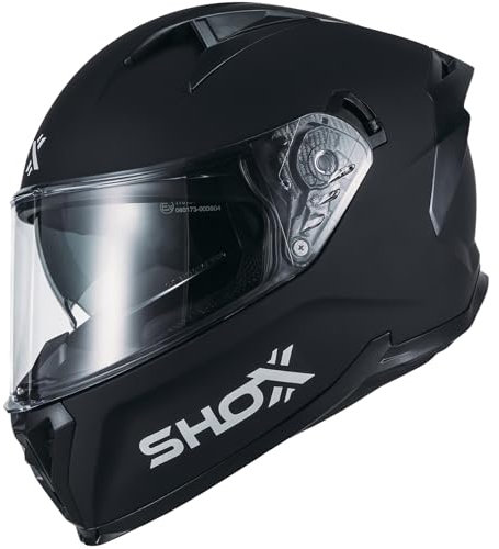 Shox Helmets Rapid Motorcycle Helmet XXL Matt Black