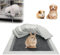 PeSandy Rabbit Pee Pads, Pet Toilet/Potty Training Pads, 60PCS All Absorb & Odor Control Disposable Cage Liners with Quick-Dry Surface for Guinea Pigs Puppy Chinchillas Hamsters Ferrets Hedgehog Cats