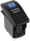 HUAREW 12V/24V Panel de Interruptor Basculante, 5 Pin Interruptores Impermeable LED Azul (Reverse Light)