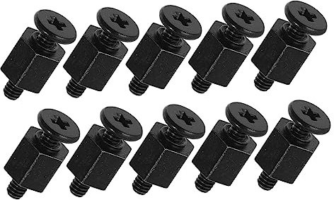 OSOLADY 10pièces Kit De Vis Hexagonales Noires Pour Fixation Ssd Sur Carte Mère Pc Accessoire Informatique Fiable Et Facile à Installer