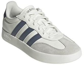 adidas Barreda Sneaker Trainer Schuhe (White/Blue, EU Schuhgrößensystem, Erwachsene, Numerisch, M, 43 1/3)