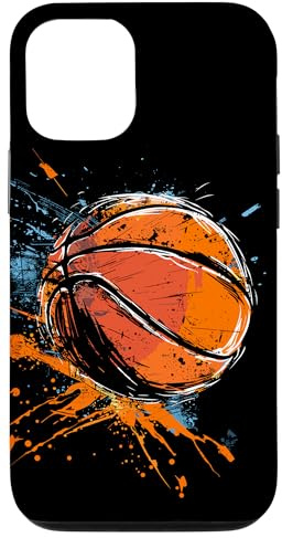 Hülle für iPhone 12/12 Pro Basketball Ball Streetart Basketballfeld