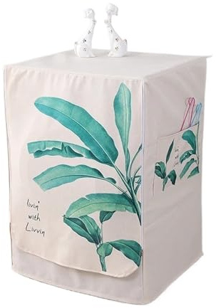 Couvercle universel for Machine à laver, filtre de vidange étanche for sèche-linge, support vêtements et meubles, doublure isolante Pour machines(Beige C,60x60x85cm L)