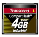 Transcend - 4GB CF CARD 100X (TYPE I ) (Fixed Disk) - Industrial Ultra Speed CompactFlash Card 100X - (Fixed Disk) Part# TS4GCF100I