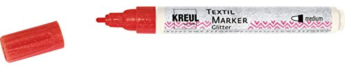 KREUL 623691 texi mäx Glitter Pen Red 2-4 mm