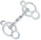 Stübben Gebiss 2281 3-Ring-Trense Easy Control - 14,5 cm - 14 mm - Edelstahl