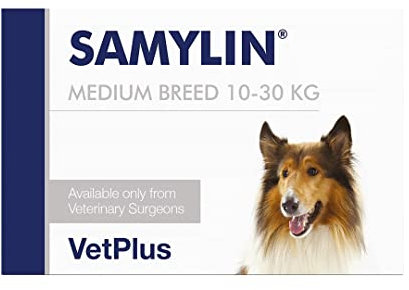 Animed Direct Samylin Tablets for Medium Breed Dogs - Pack of 30