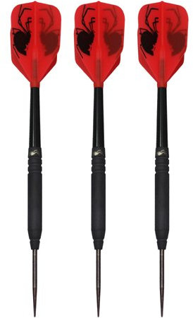Laserdarts Black Widow bewegliche Point Wolfram Stahl Spitze Darts Glatten Schaft 19 Gramm
