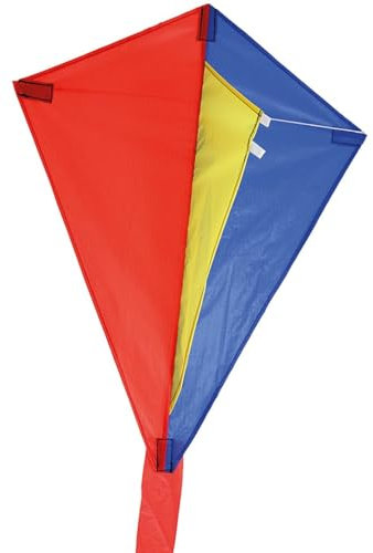 BROOKITE from Peterkin | Traditional Cutter No. 2 Kite | Multicolour Kite - 60cm x 46cm - Spinnaker Nylon with 1 handle | Kites | Outdoor Toys | Sport & Leisure | Ages 3+