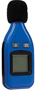 as - Schwabe Dezibel-Messgerät, digitales Schallpegelmessgerät, zur Messung von Schallpegel, Lärm und Lautstärke, Messbereich: 30 - 130 dBA, Genauigkeit: +/- 2,0dB, 4stelliges LED-Display, blau, 24105