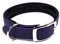 LENNIE BioThane Halsband, gepolstert, Dornschnalle, 25 mm breit, Größe 38-46 cm, Lila/Violett, Aufdruck möglich