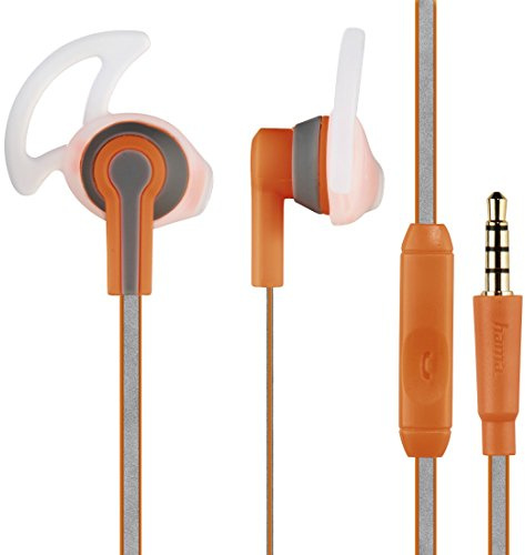 Hama Reflective In-Ear-Kopfhörer, Orange