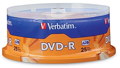 Verbatim DVD-R 4,7 GB 16X 25pk Spindle 4,7 GB 25 Piezas - DVD+RW en Blanco (4,7 GB, DVD-R, 120 mm, 25 Piezas(s), 240 min, 16x)